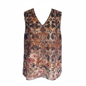 St. John Silk Sleeveless Blouse